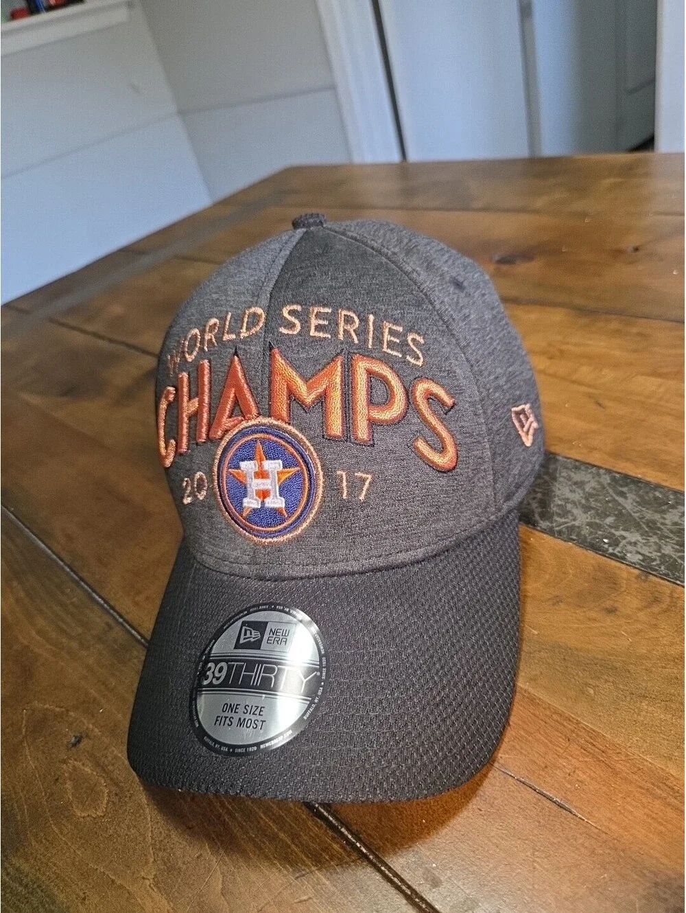 Houston Astros 2017 World Series Champs New Era 39Thirty Stretch Fit Hat
